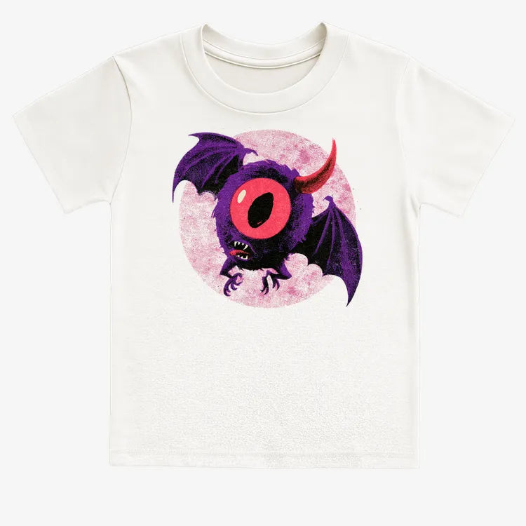 One Eye One Horned Flying Purple People Eater-Kids T-Shirt-White