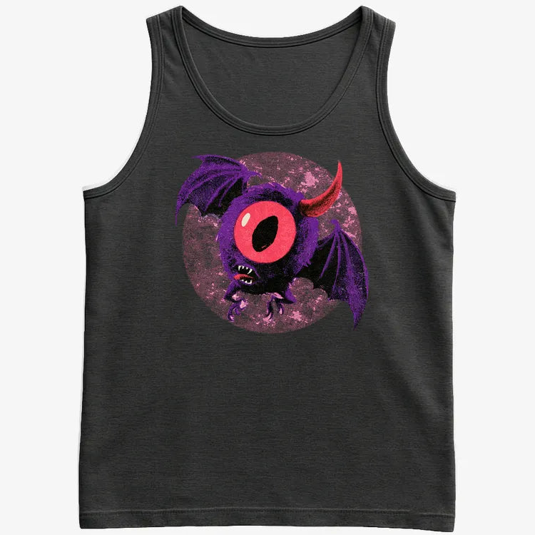 One Eye One Horned Flying Purple People Eater-Men's Tank Top-Black