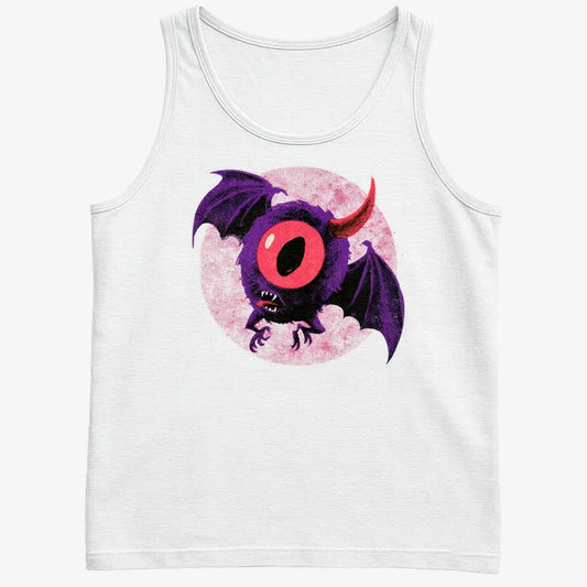One Eye One Horned Flying Purple People Eater-Men's Tank Top-White