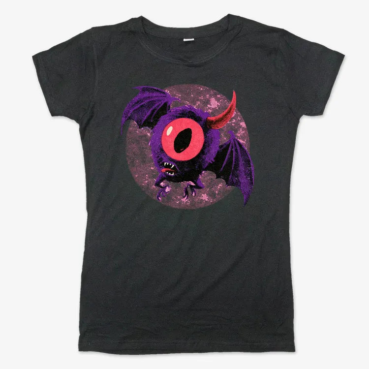 One Eye One Horned Flying Purple People Eater-Women's T-Shirt-Midnight