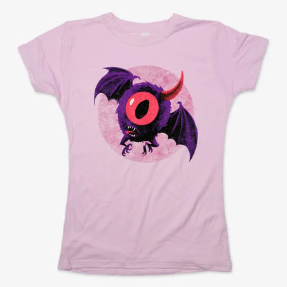 One Eye One Horned Flying Purple People Eater-Women's T-Shirt-Soft Pink