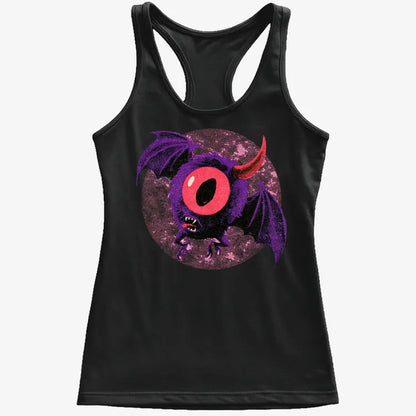One Eye One Horned Flying Purple People Eater-Women's Tank Top-Midnight