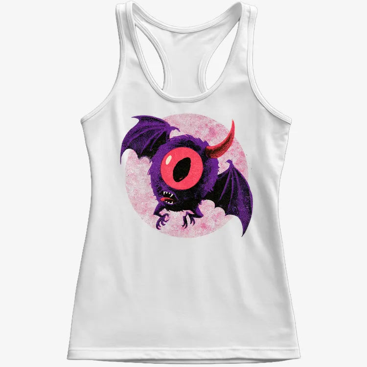 One Eye One Horned Flying Purple People Eater-Women's Tank Top-Snow