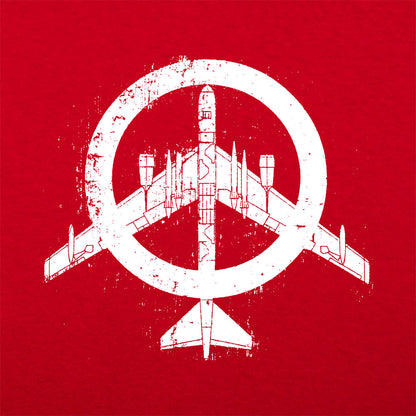 Peace Bomber Fighter Jet Peace Sign