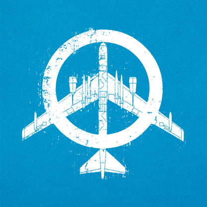 Peace Bomber Fighter Jet Peace Sign