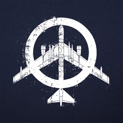 Peace Bomber Fighter Jet Peace Sign