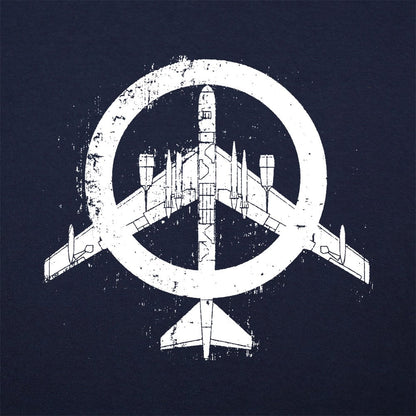 Peace Bomber Fighter Jet Peace Sign