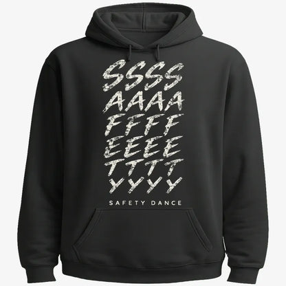 Phonetic Safety Dance-Hoodie-Black