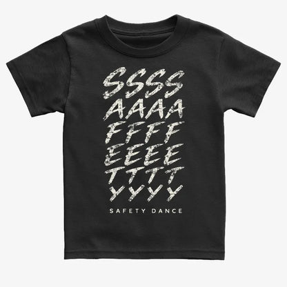 Phonetic Safety Dance-Kids T-Shirt-Black