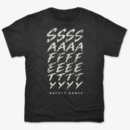 Phonetic Safety Dance-Unisex Heavyweight T-Shirt-Black