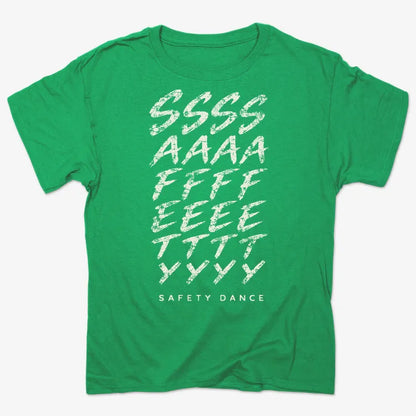 Phonetic Safety Dance-Unisex Heavyweight T-Shirt-Kelly Green Herather