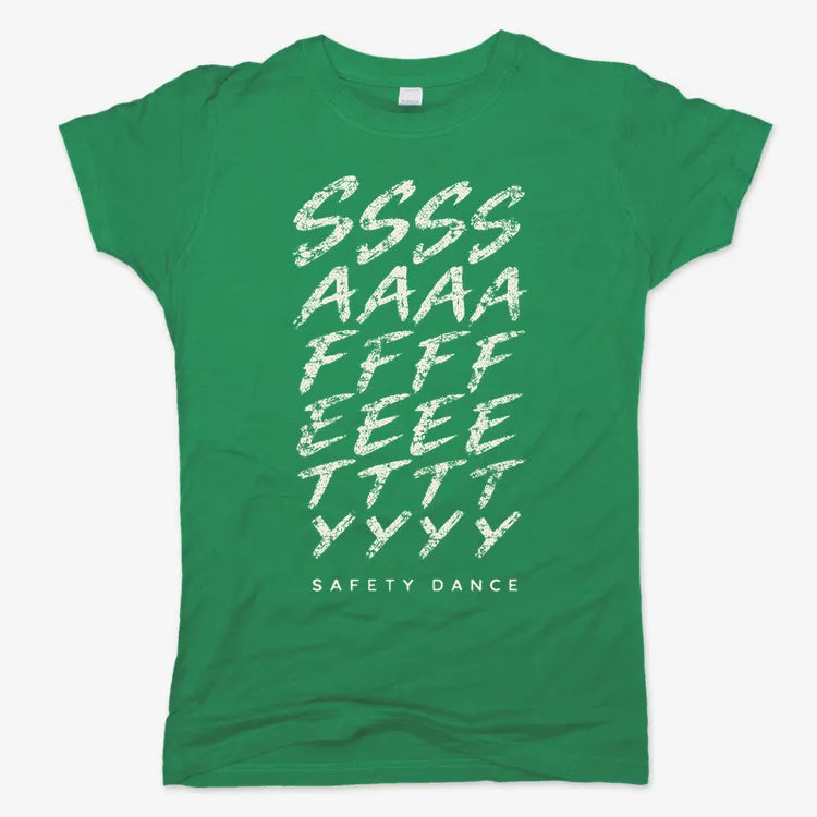 Phonetic Safety Dance-Women's T-Shirt-Lucky Green