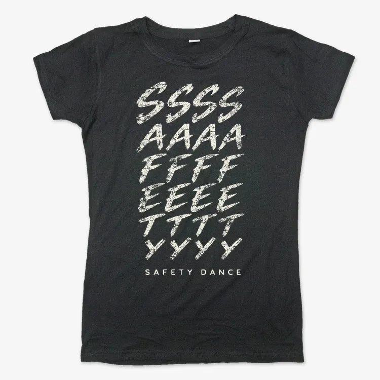 Phonetic Safety Dance-Women's T-Shirt-Midnight
