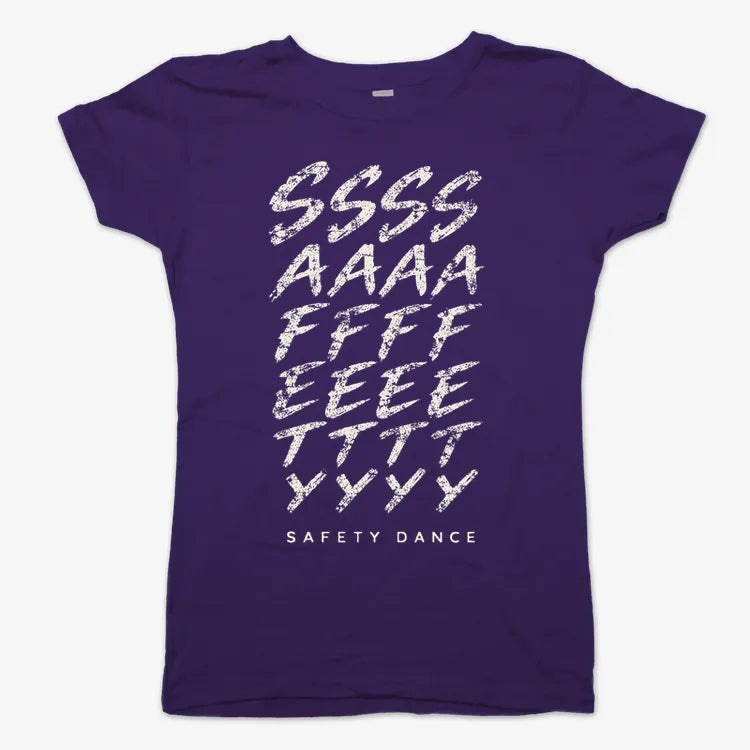 Phonetic Safety Dance-Women's T-Shirt-Violet