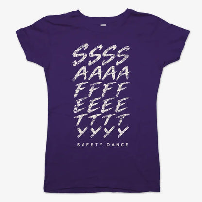 Phonetic Safety Dance-Women's T-Shirt-Violet
