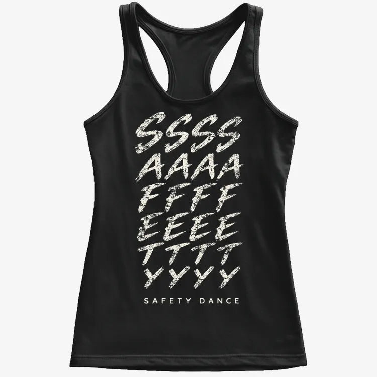 Phonetic Safety Dance-Women's Tank Top-Midnight