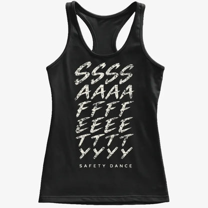 Phonetic Safety Dance-Women's Tank Top-Midnight