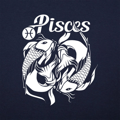 Pisces Zodiac Twin Koi Fish Symbol