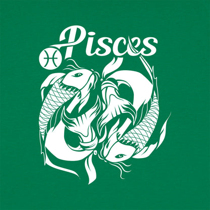 Pisces Zodiac Twin Koi Fish Symbol
