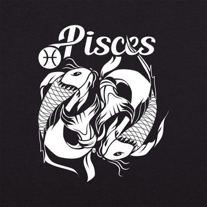 Pisces Zodiac Twin Koi Fish Symbol