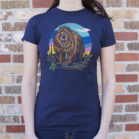 Polygon Bear Full Color - 6DollarShirts