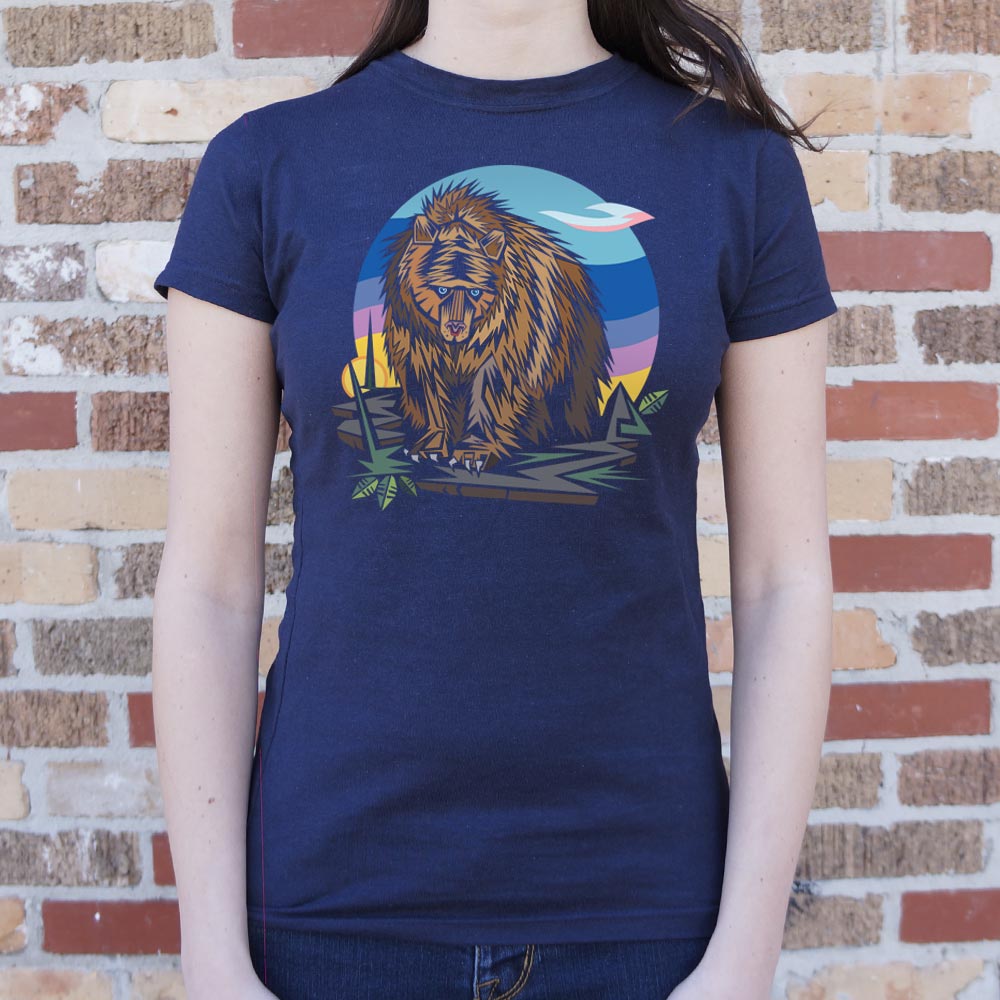 Polygon Bear Full Color - 6DollarShirts