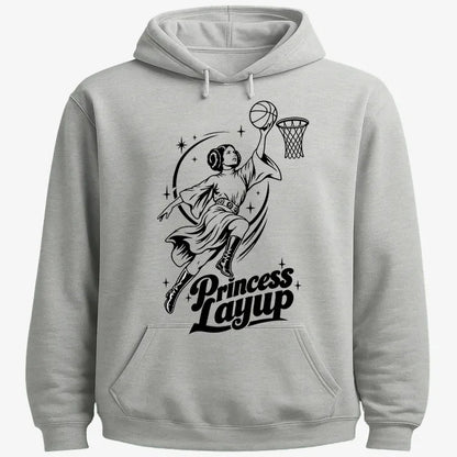 Princess Layup-Hoodie-Gray Heather