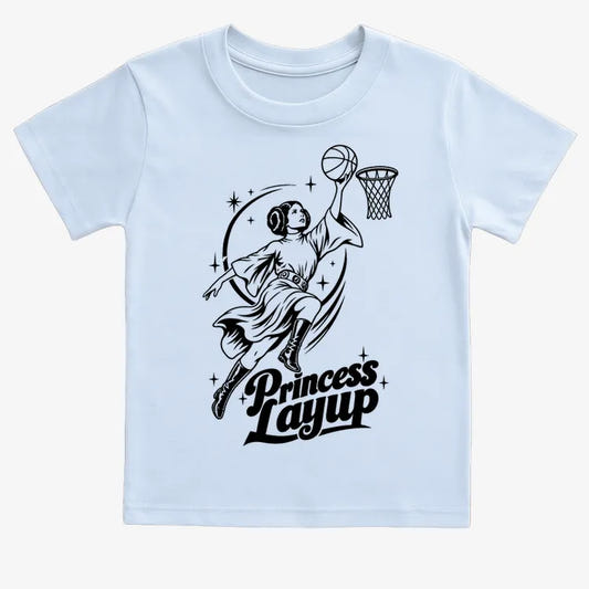 Princess Layup-Kids T-Shirt-Blue