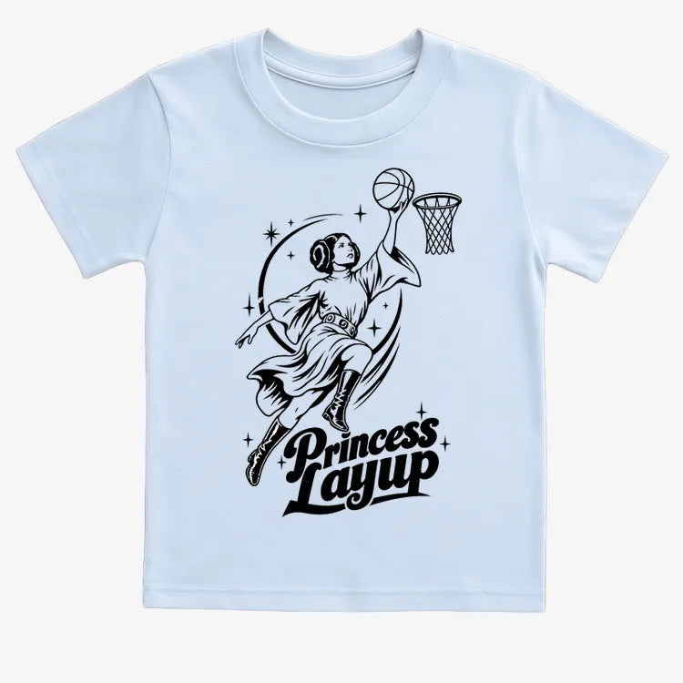Princess Layup-Kids T-Shirt-Blue