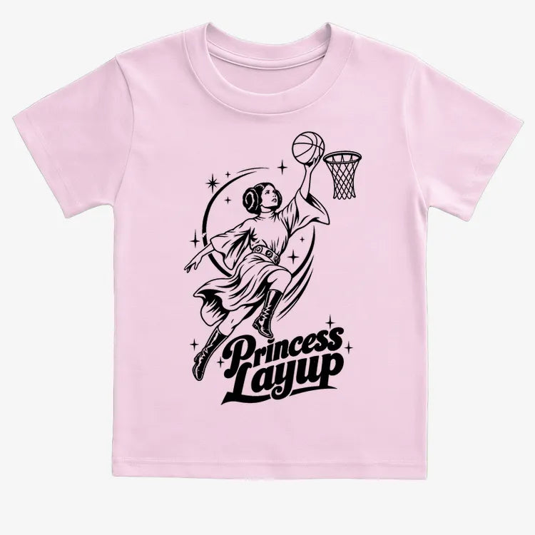 Princess Layup-Kids T-Shirt-Pink