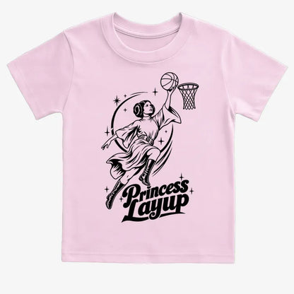 Princess Layup-Kids T-Shirt-Pink