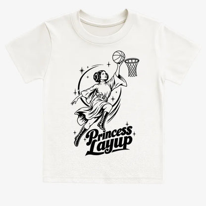 Princess Layup-Kids T-Shirt-White