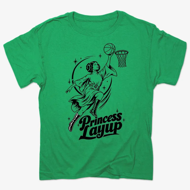 Princess Layup-Men's T-Shirt-Kelly Green Heather