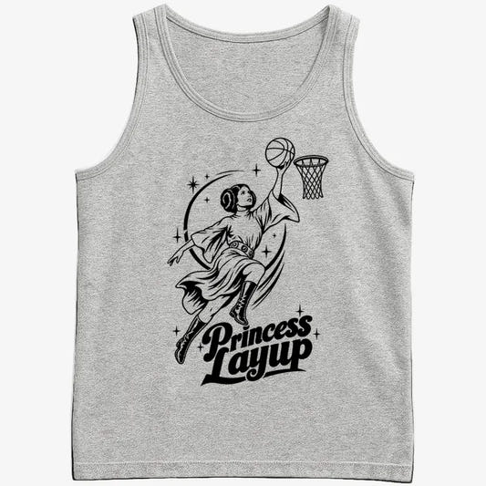 Princess Layup-Men's Tank Top-Gray Heather
