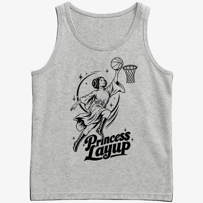 Princess Layup-Men's Tank Top-Gray Heather
