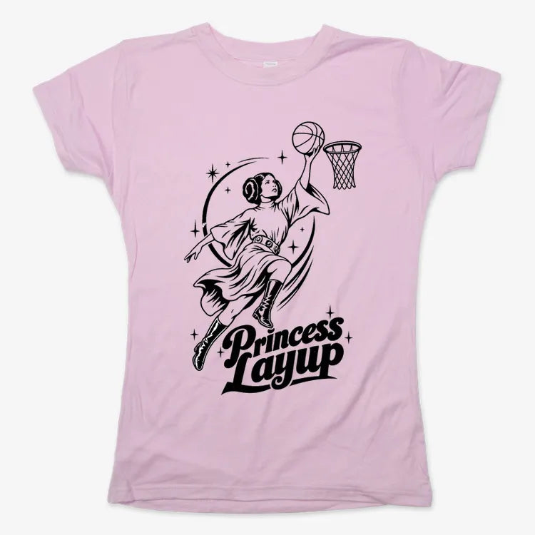 Princess Layup-Women's T-Shirt-Soft Pink