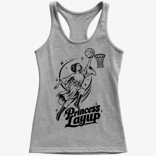 Princess Layup-Women's Tank Top-Gray Granite