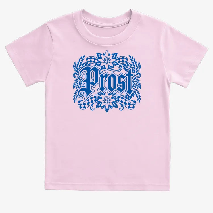 Prost Bavarian Graphic-Kids T-Shirt-Pink