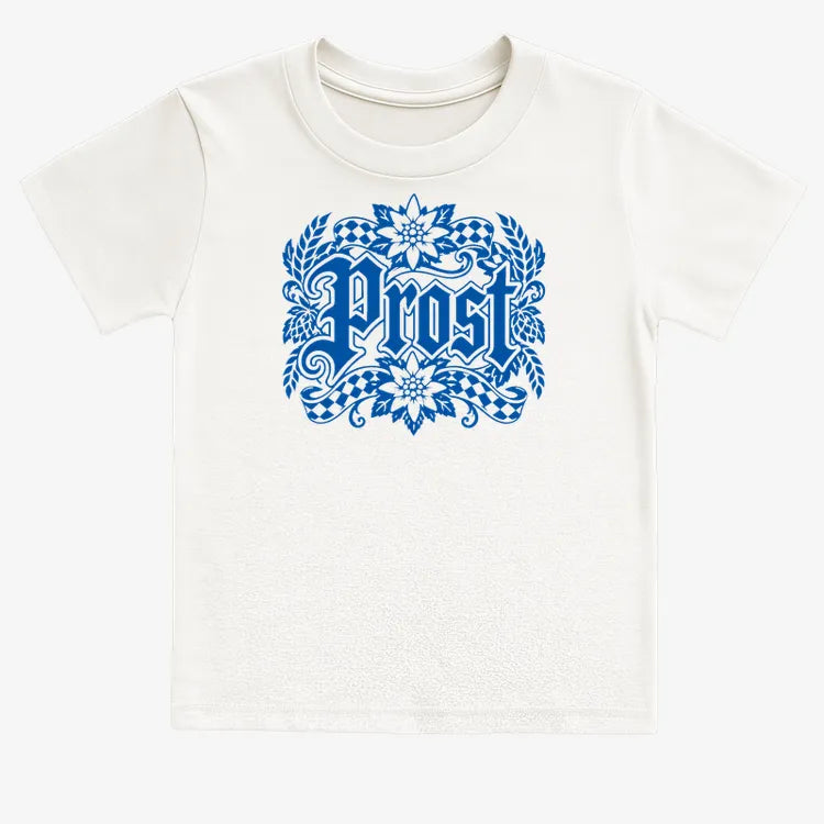 Prost Bavarian Graphic-Kids T-Shirt-White