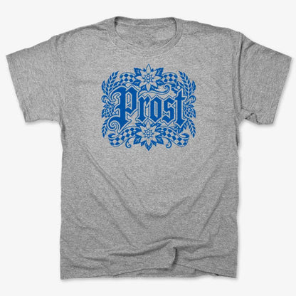 Prost Bavarian Graphic-Men's T-Shirt-Gray Heather