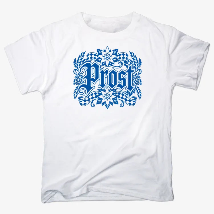 Prost Bavarian Graphic-Men's T-Shirt-White