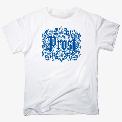Prost Bavarian Graphic-Men's T-Shirt-White