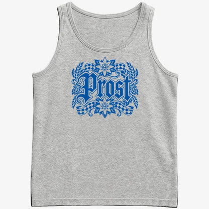 Prost Bavarian Graphic-Men's Tank Top-Gray Heather