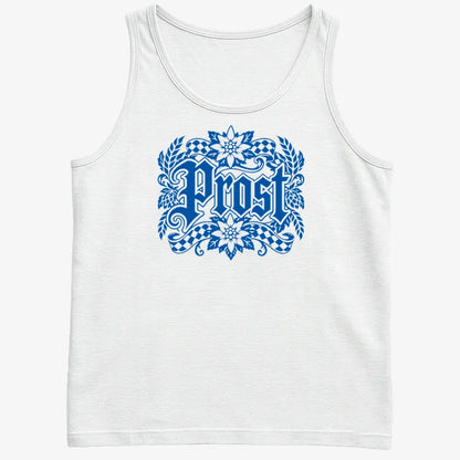 Prost Bavarian Graphic-Men's Tank Top-White