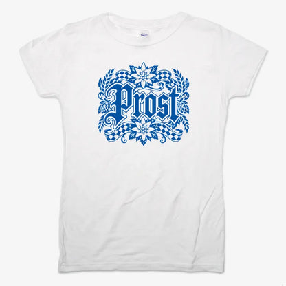 Prost Bavarian Graphic-Women's T-Shirt-Snow