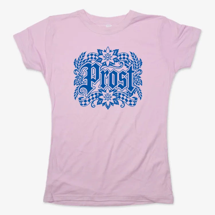 Prost Bavarian Graphic-Women's T-Shirt-Soft Pink
