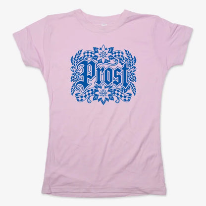 Prost Bavarian Graphic-Women's T-Shirt-Soft Pink