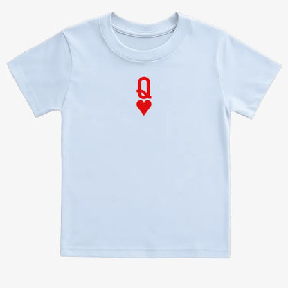 Queen of Hearts-Kids T-Shirt-Blue