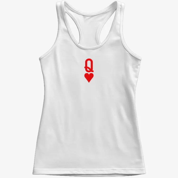 Queen of Hearts-Women's Tank Top-Snow