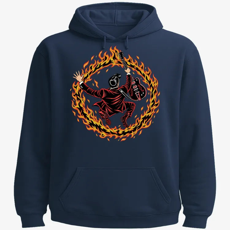 Ring of Fire-Hoodie-Navy Blue